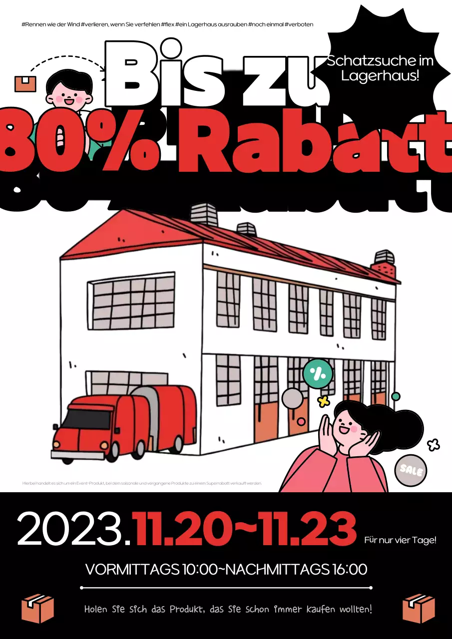 Red Pop Verkaufsveranstaltung