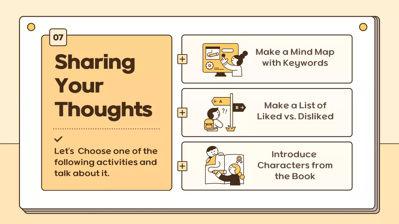 Beige Simple Reading Guide Presentation