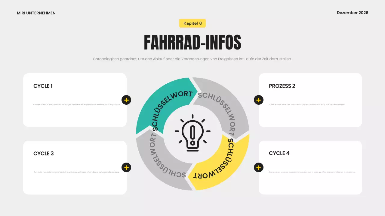Graue moderne Infografik Vorlage