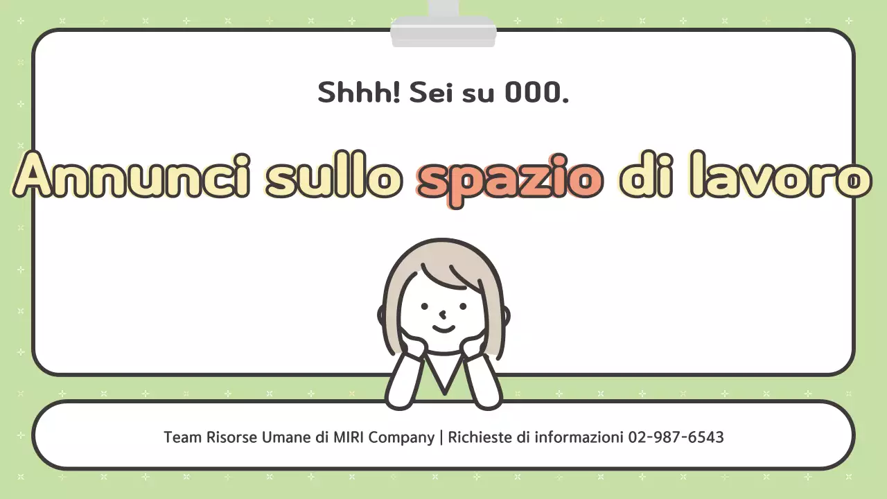 Annuncio aziendale astratto semplice