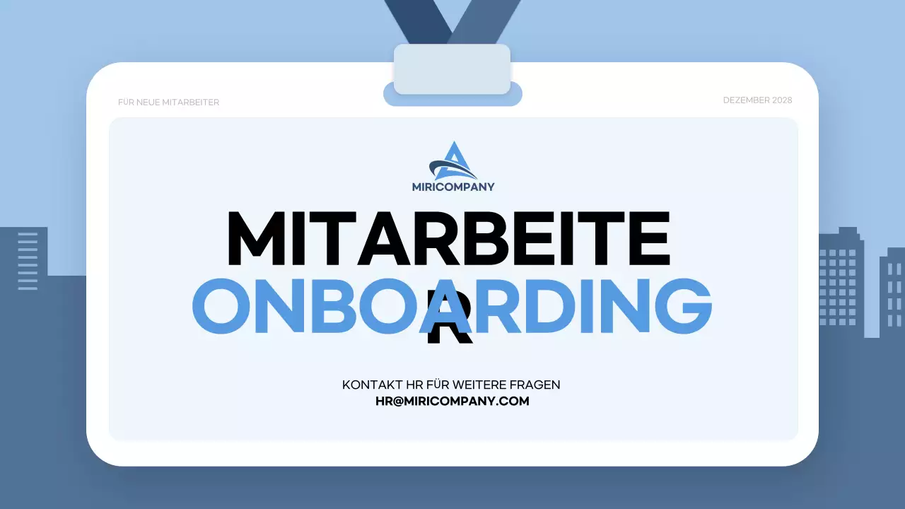 blue modern onboarding guide