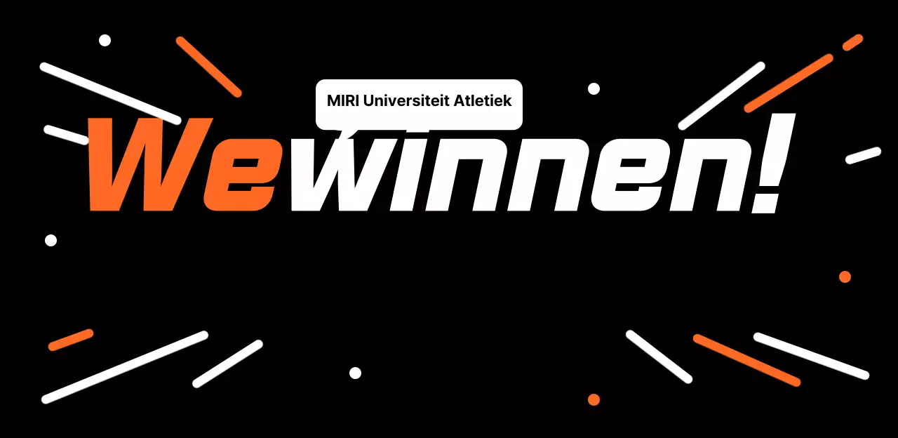 Plankaarten voor een atletiekbijeenkomst op een universiteit met een oranje cartooneffect