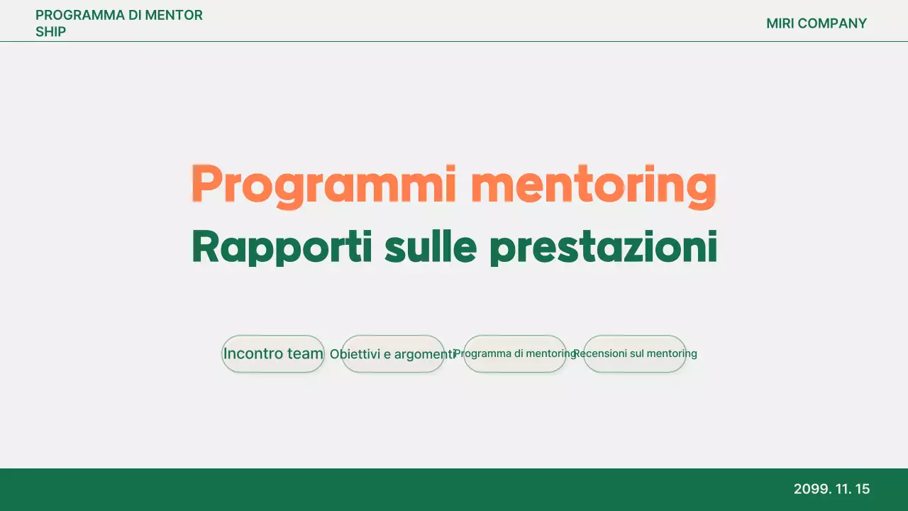 Rapporto sul mentoring moderno di Orange