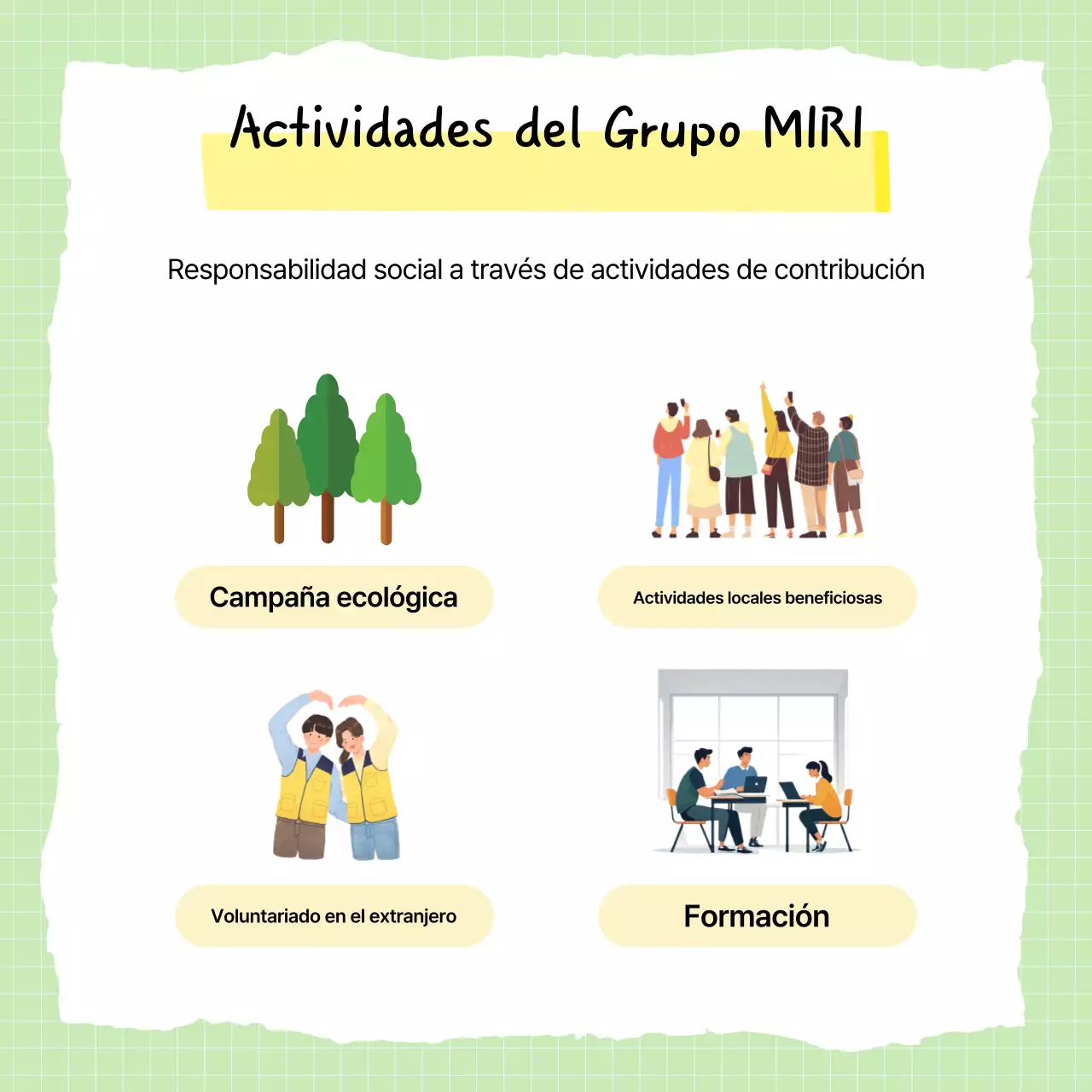 Campaña anual de contribución social simple