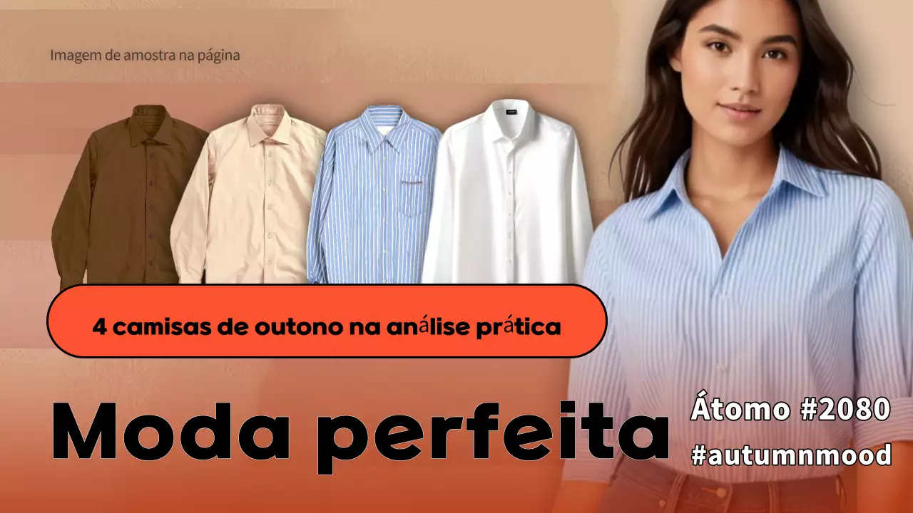 Promover artigos de moda modernos em cor de laranja
