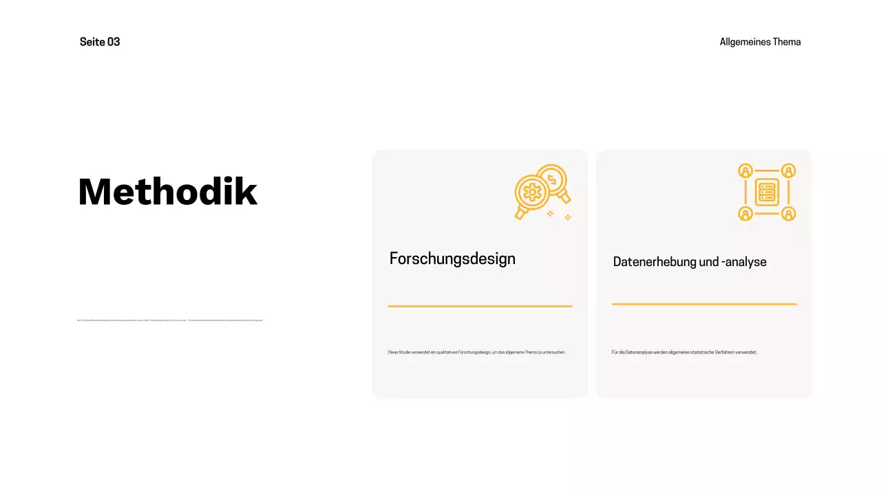 schwarze moderne These Präsentation