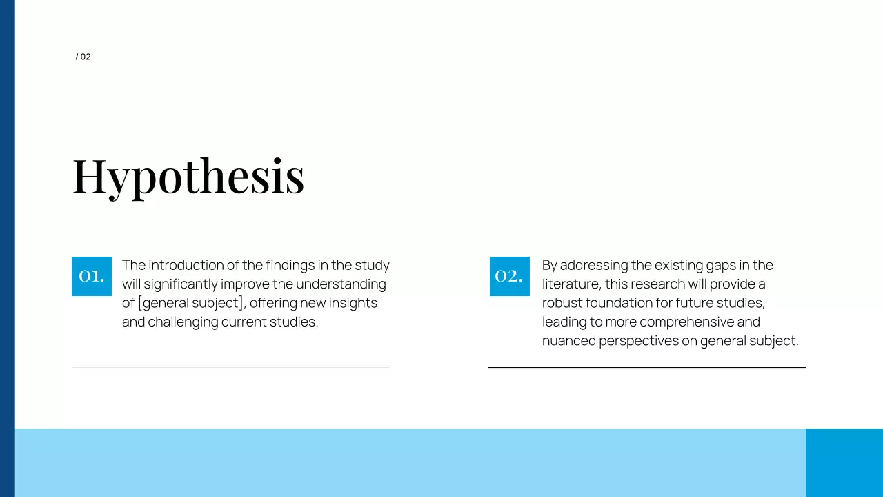 Blue Professional Thesis Presentation