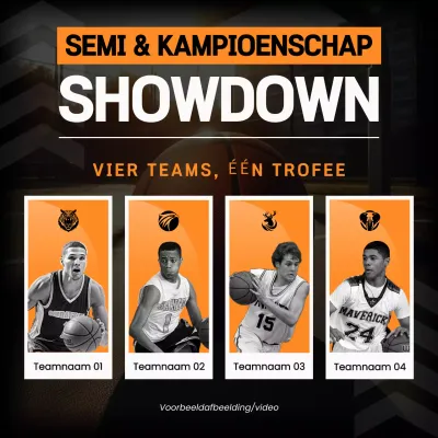 Aankondiging Orange Modern Semi en Championship Showdown