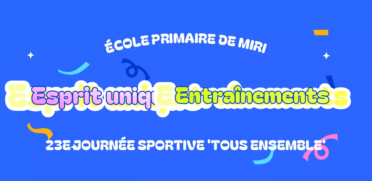 Événements athlétiques bleus