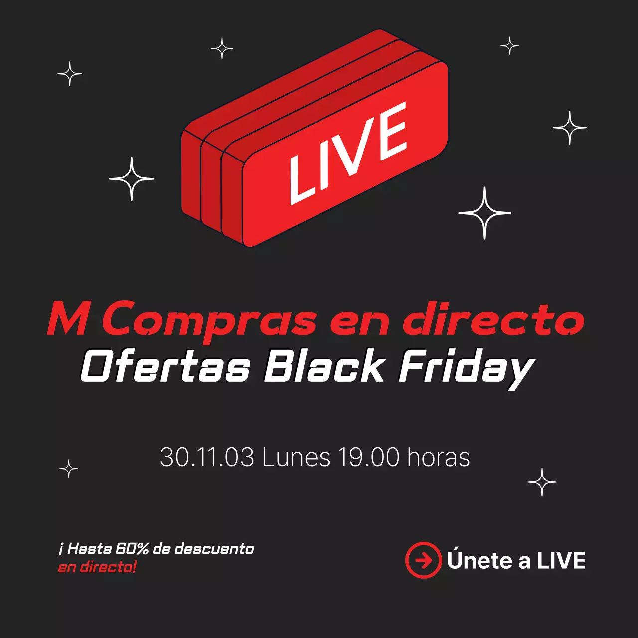 Compras en directo el Viernes Negro