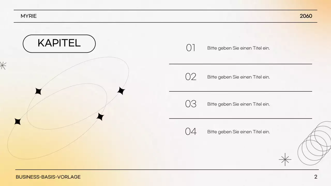 Gelb Einfache Präsentation Beschreibung