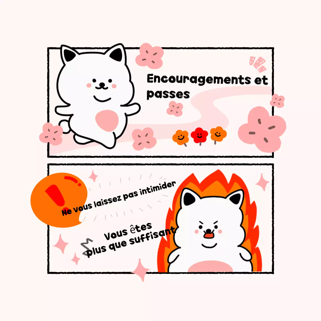 Beige Cute Cheer Squeeze