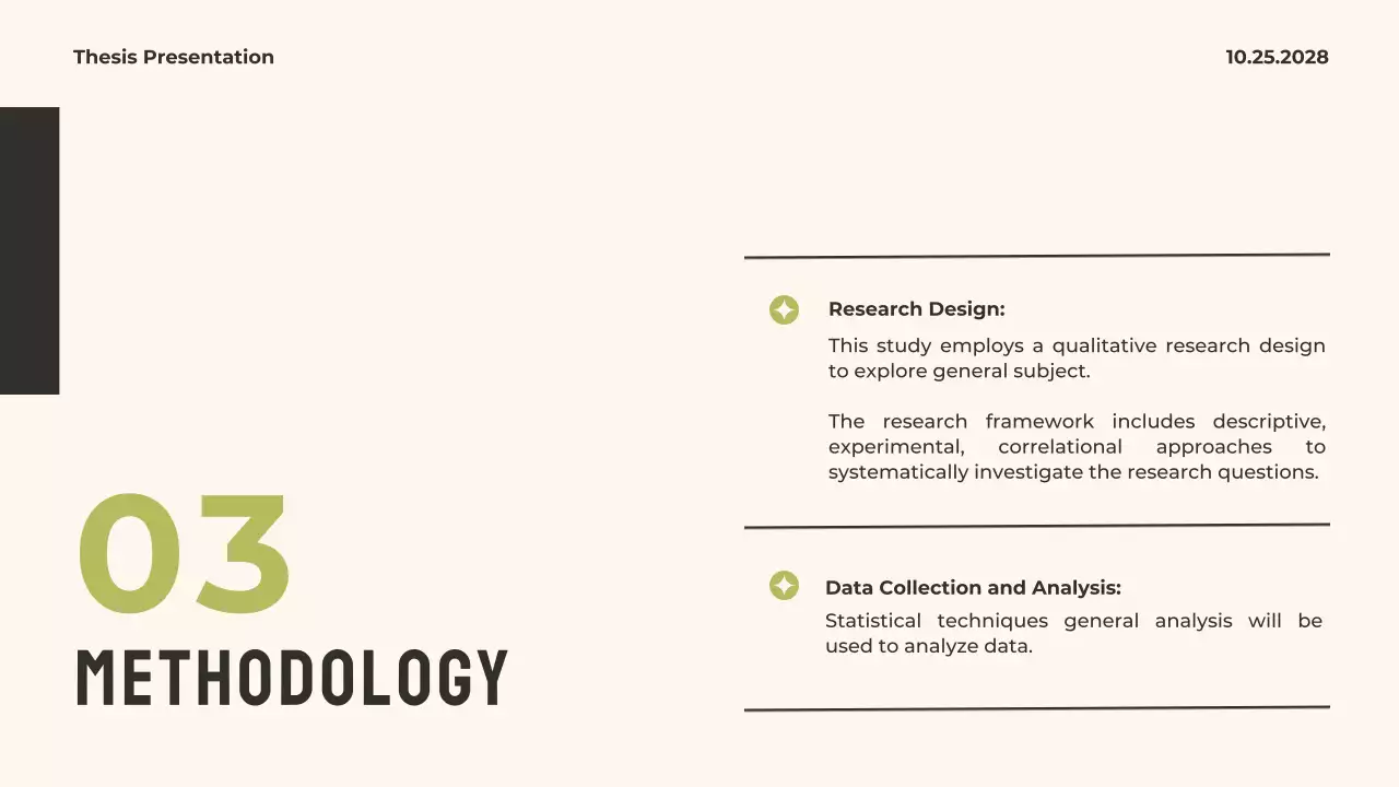 Green Modern Thesis Presentation