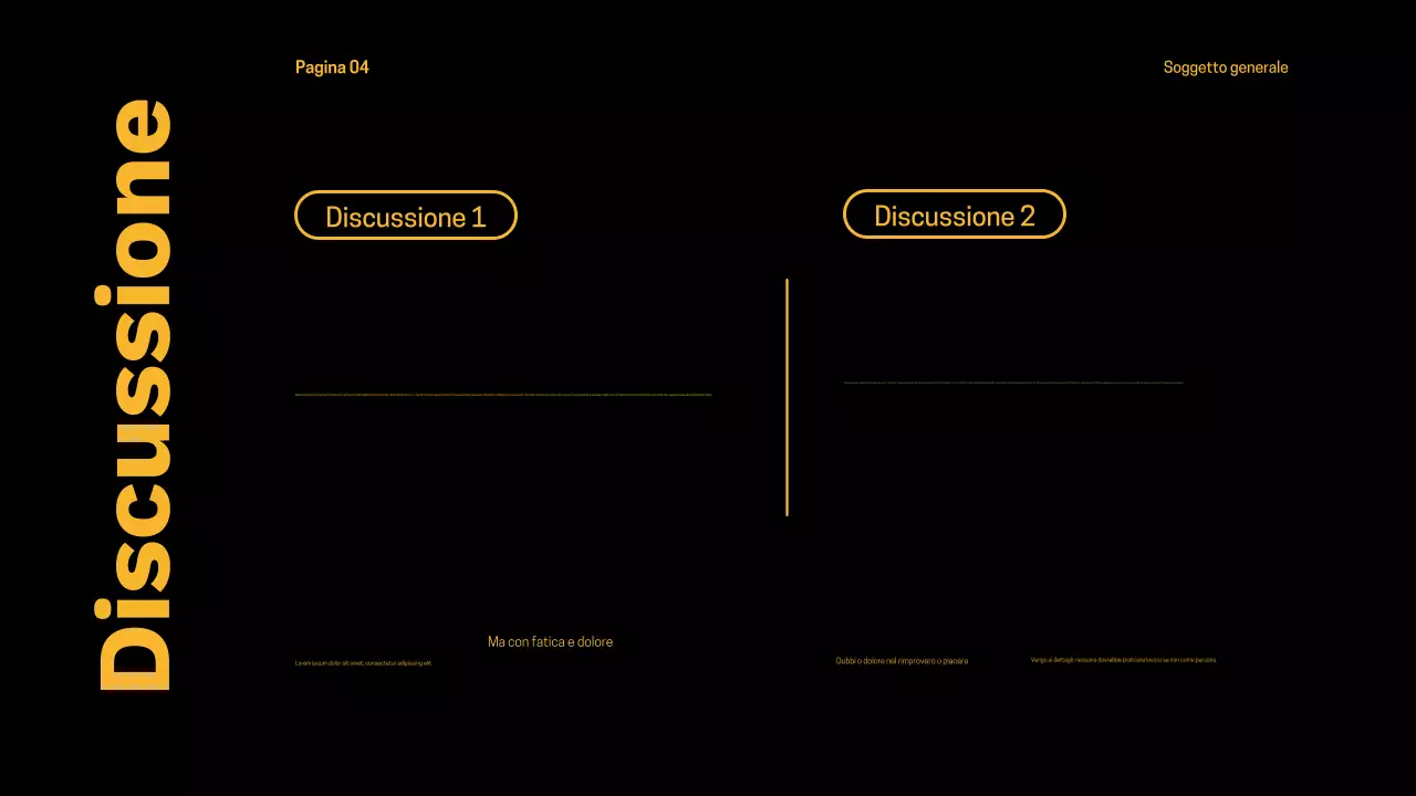 presentazione di tesi moderna nera