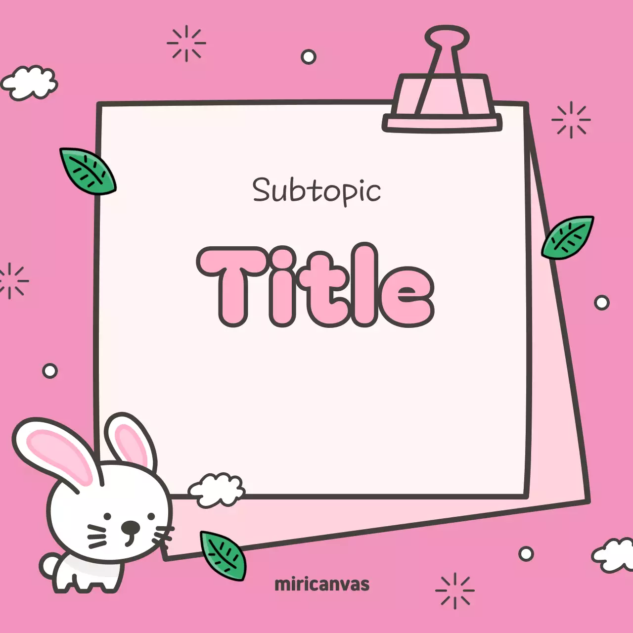 Guia de modelos de animais fofos rosa Instagram Carousel