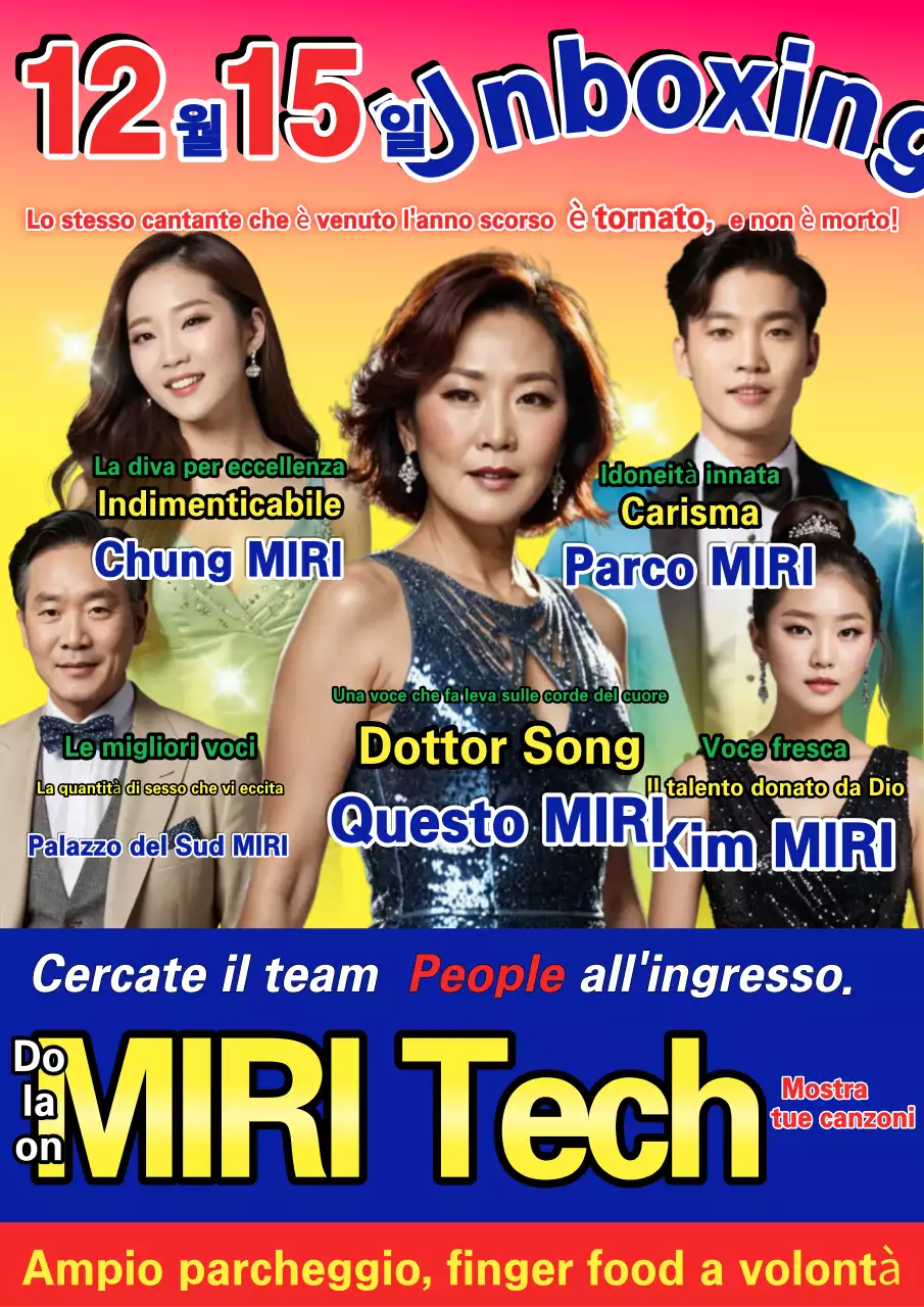 Evento musicale giallo retrò