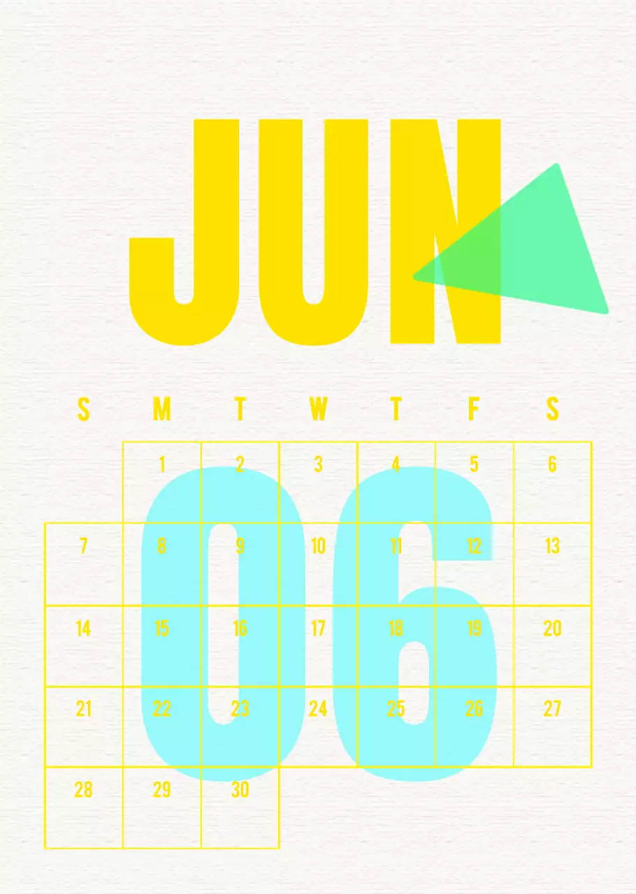 빈티지 달력 캘린더