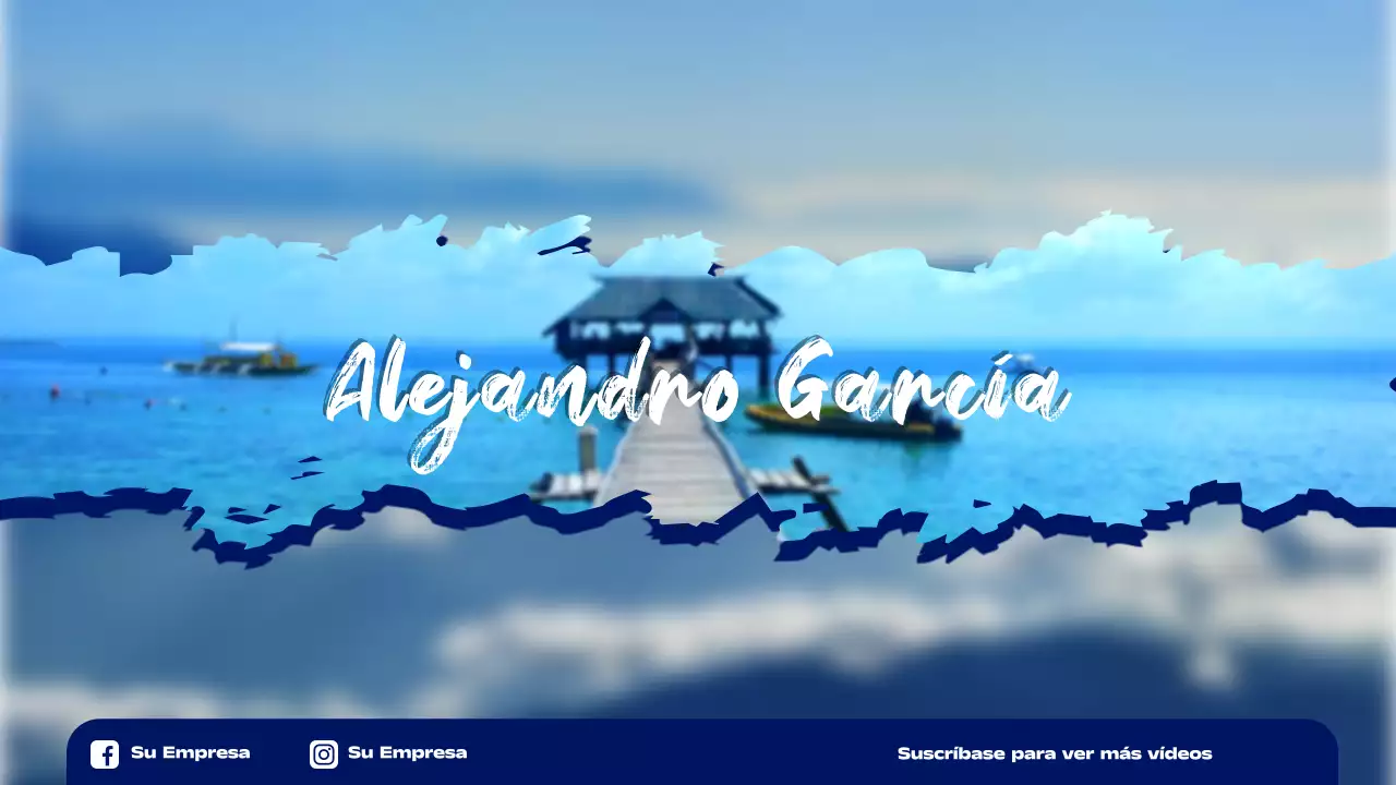 promoción de viajes blue tropical