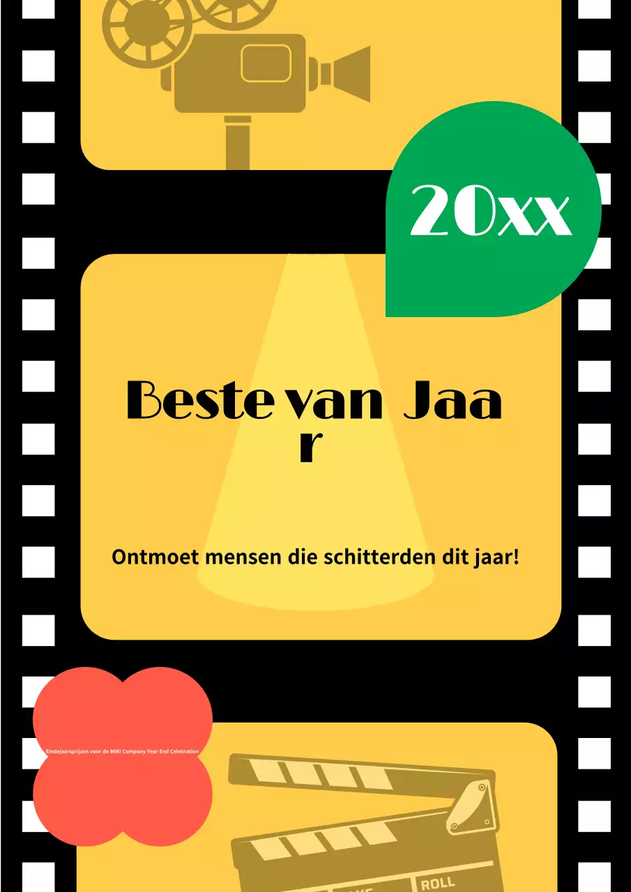 Yellow Vintage prijsuitreiking aan het einde van het jaar