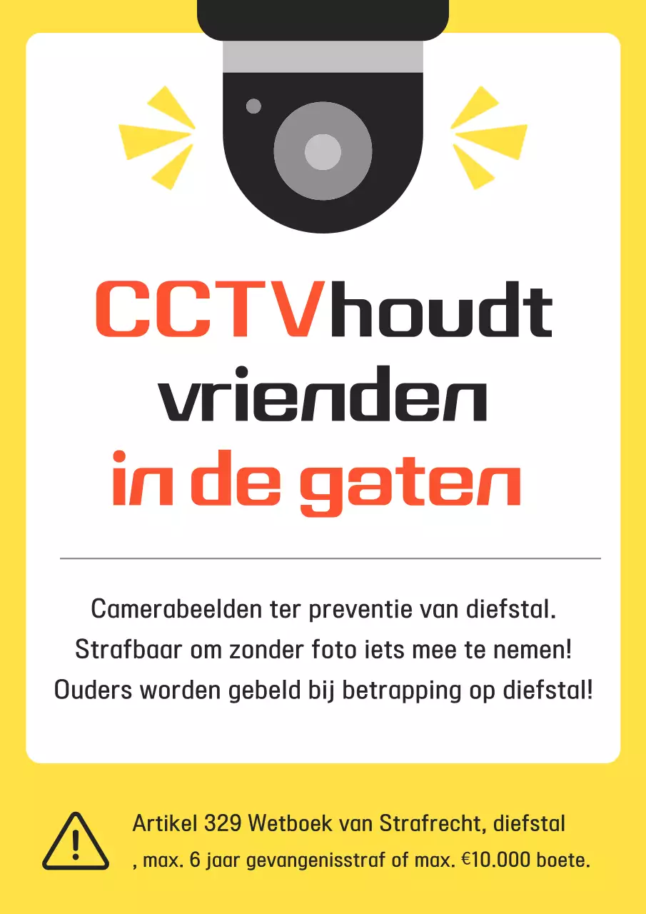 Geel Eenvoudige veiligheidstips