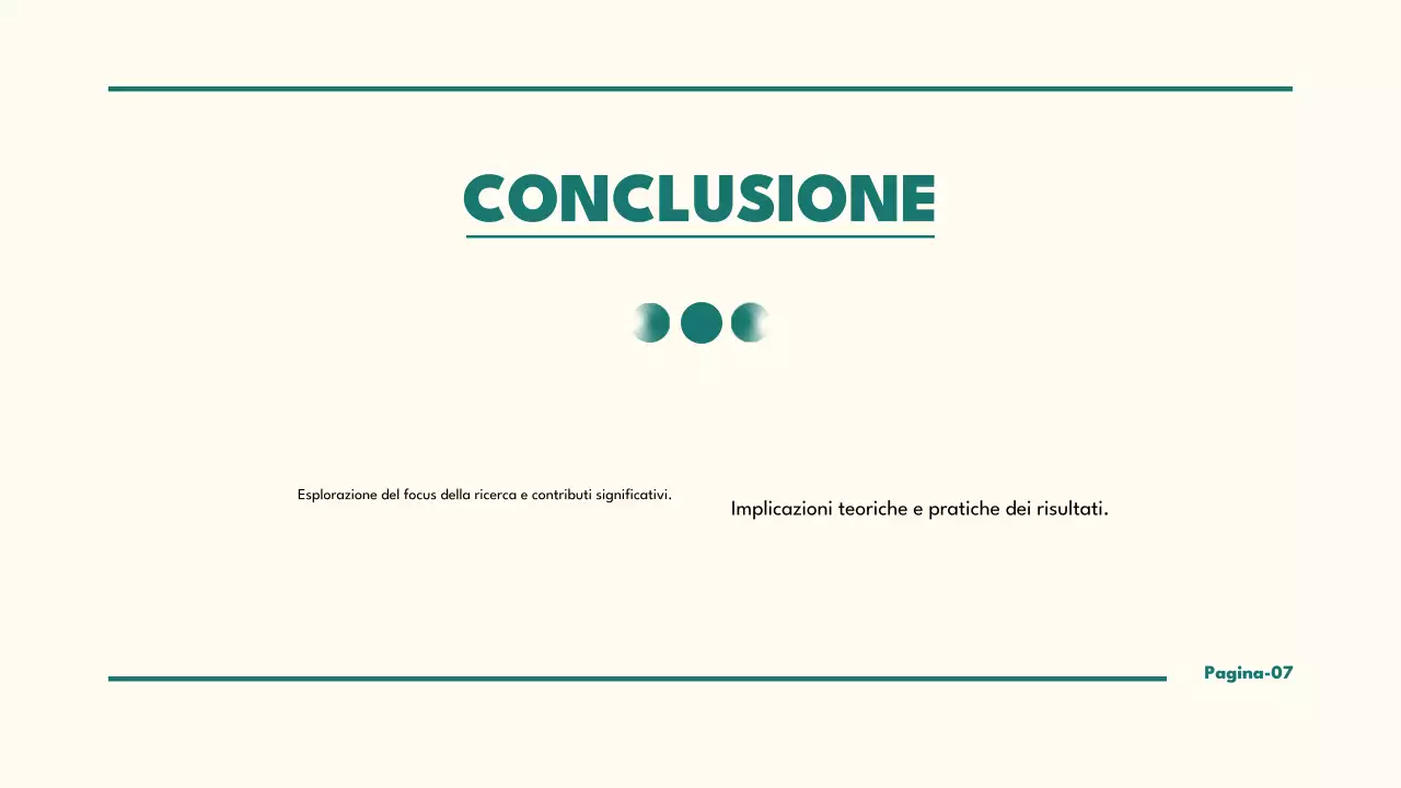 presentazione di tesi minimalista in verde acqua