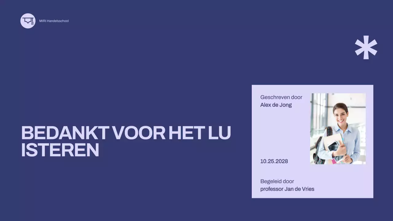 paarse minimalistische scriptiepresentatie