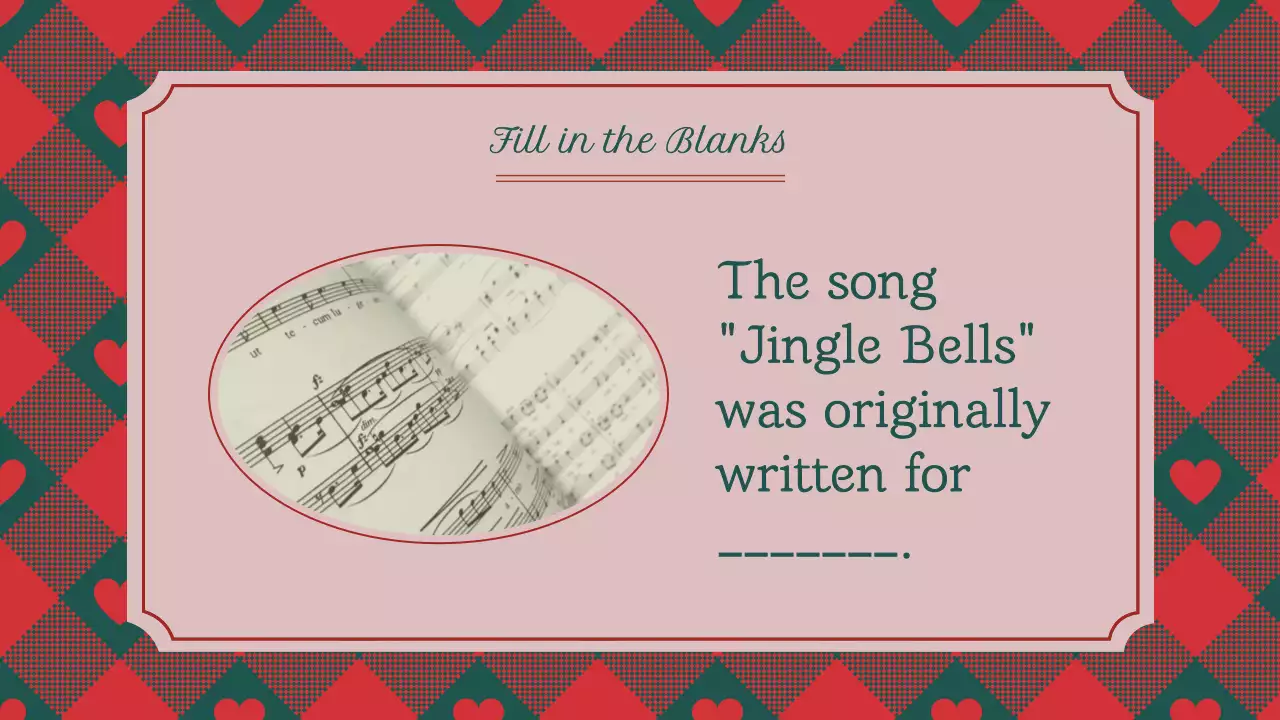 Red Traditional Christmas Event Presentation