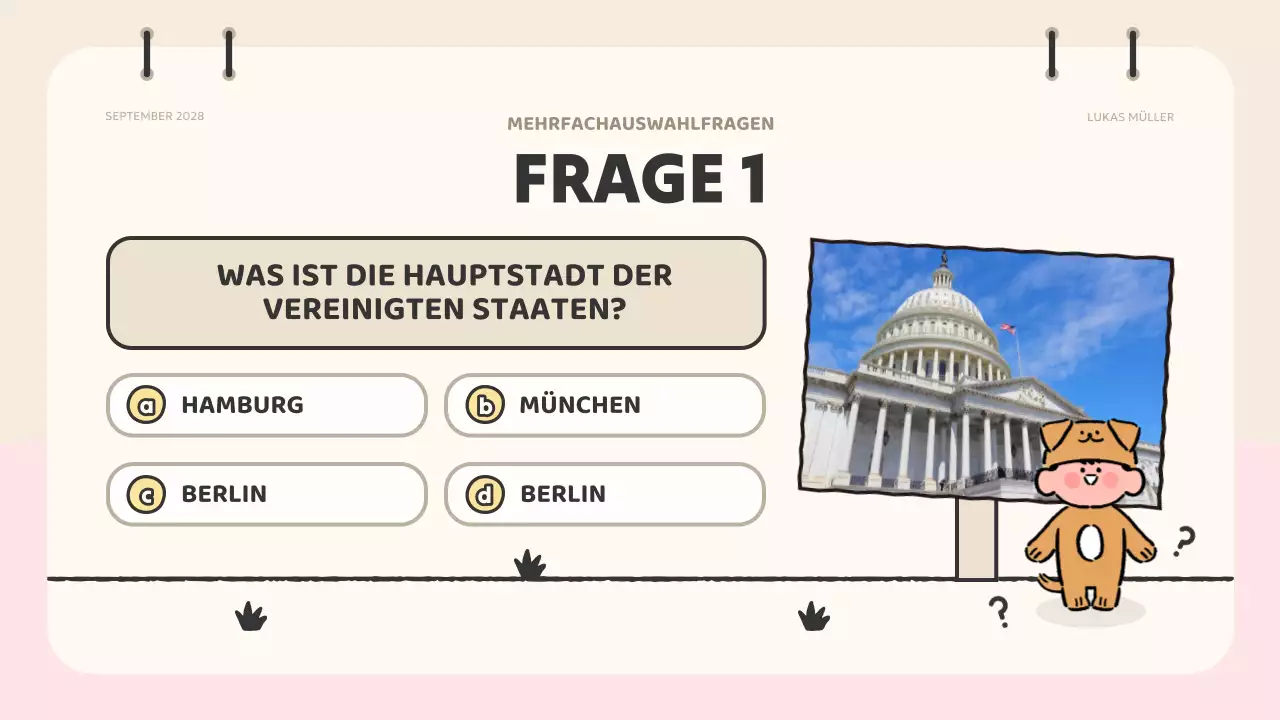 rosa Animation Quizmaterial