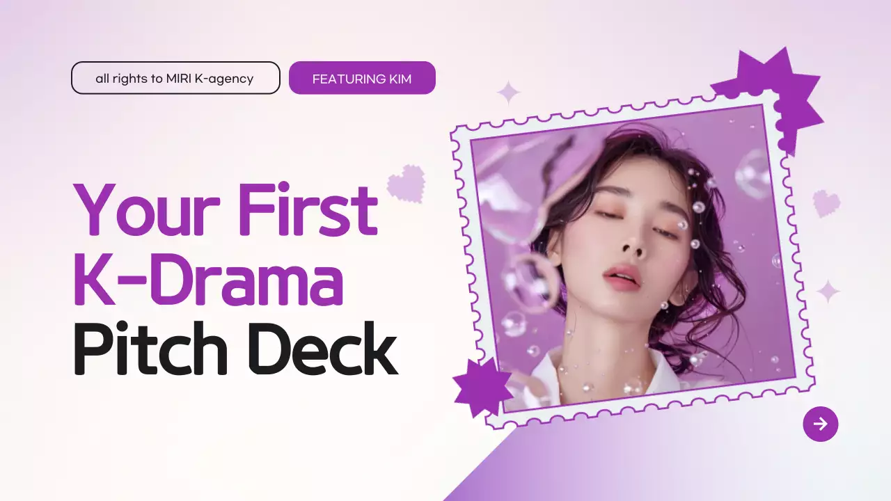 Purple Trendy Drama Pitch Presentation