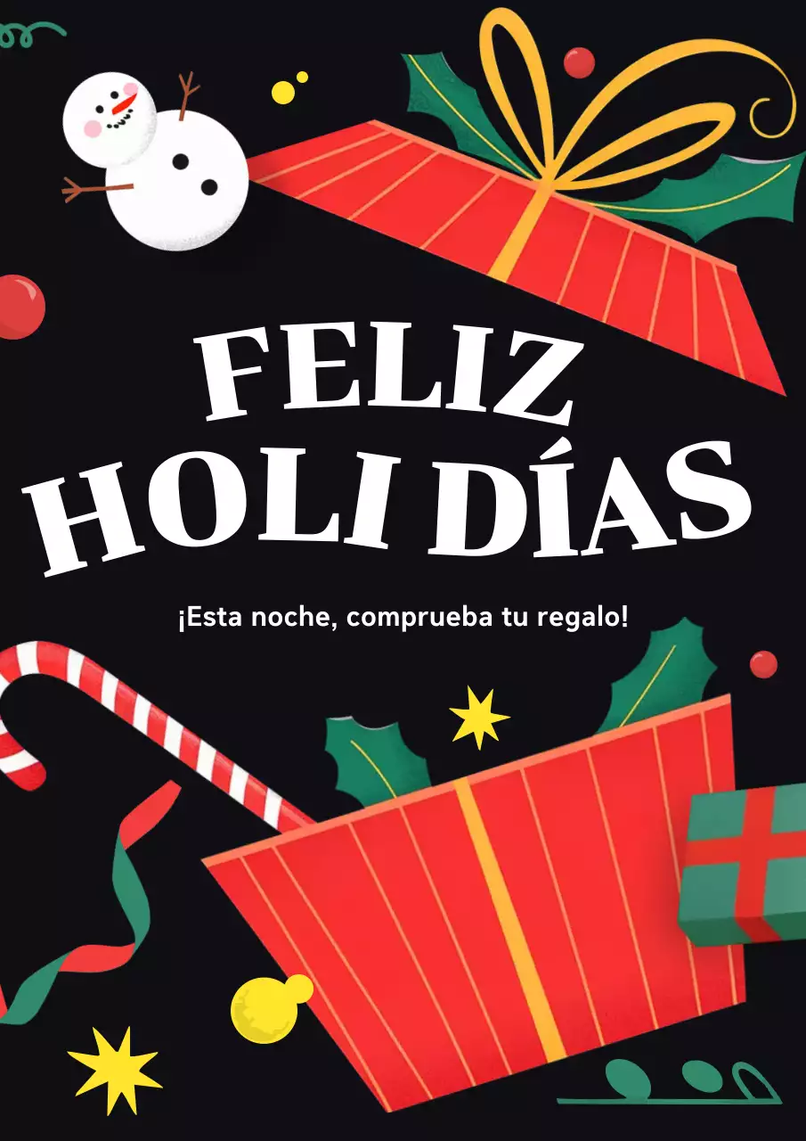 Black Pop Winter Holiday Festival Flyer