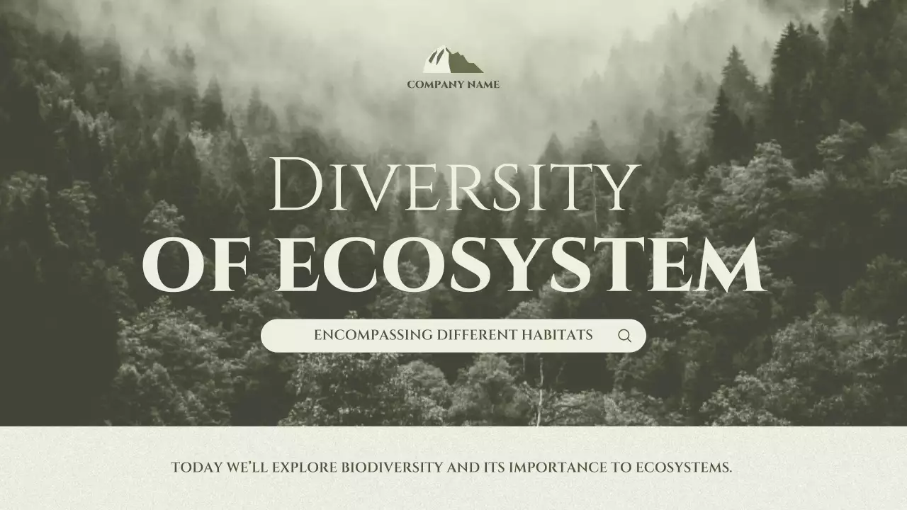 Green Minimal Biodiversity Presentation