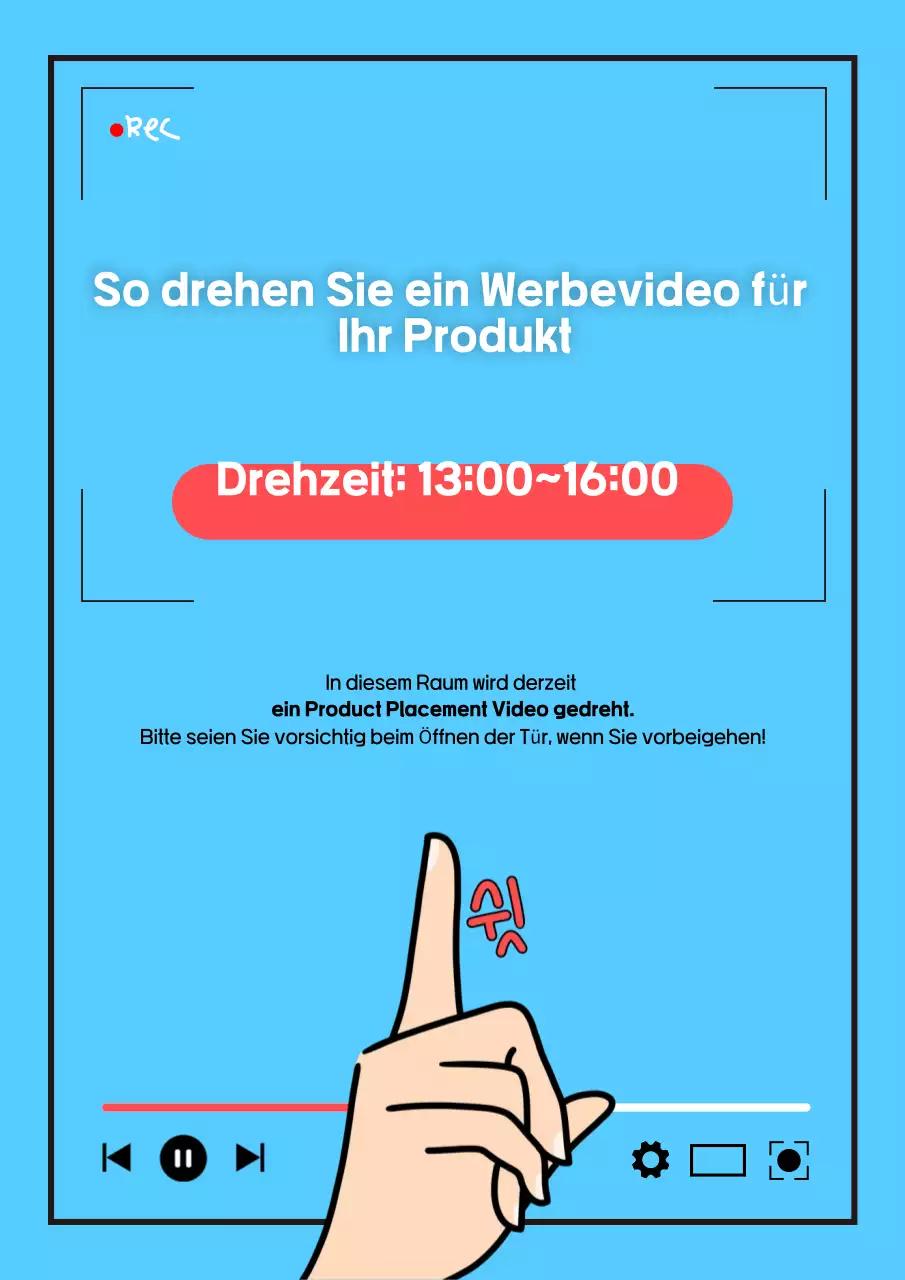 Hellblau fördern einfache Schießanweisungen