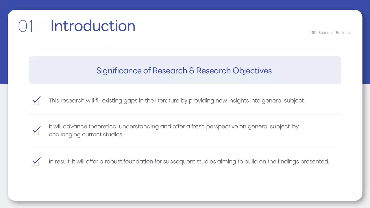 Blue Professional Thesis Presentation