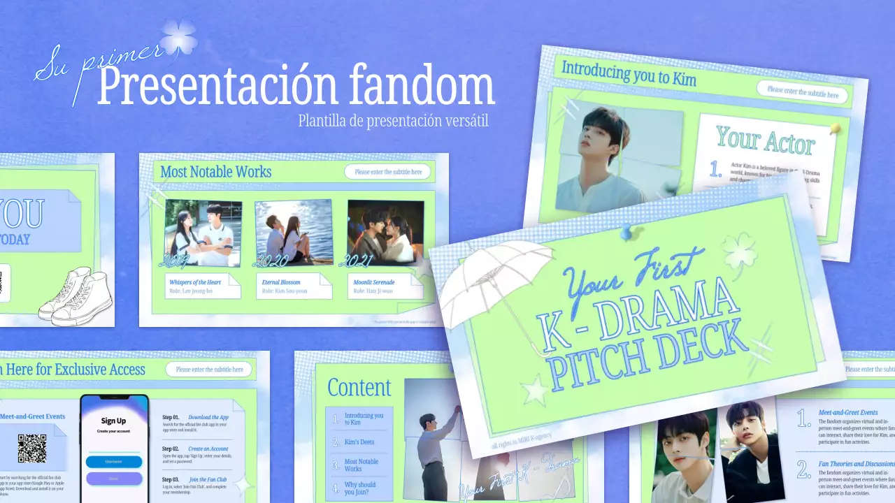 blue y2k k drama anuncio