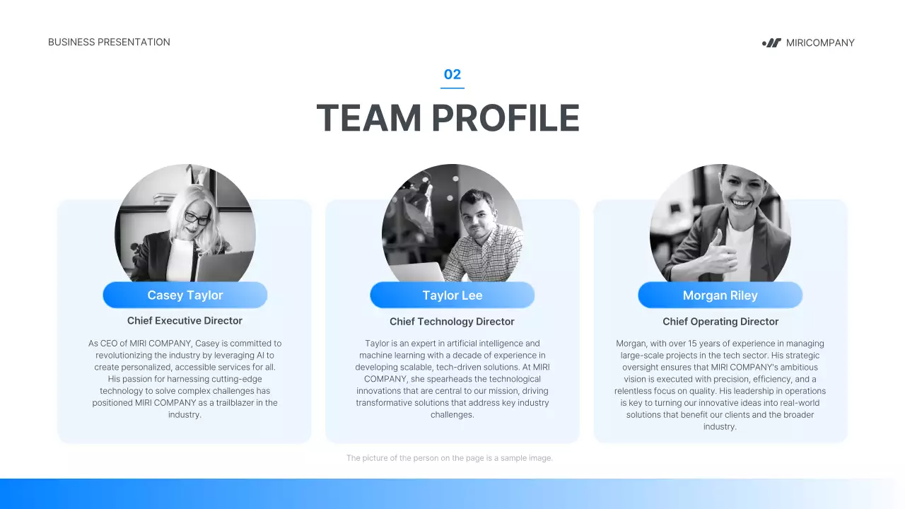 Blue Modern Business Pitch Presentation