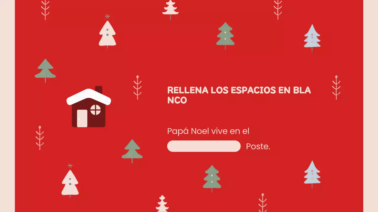 Presentación navideña retro roja