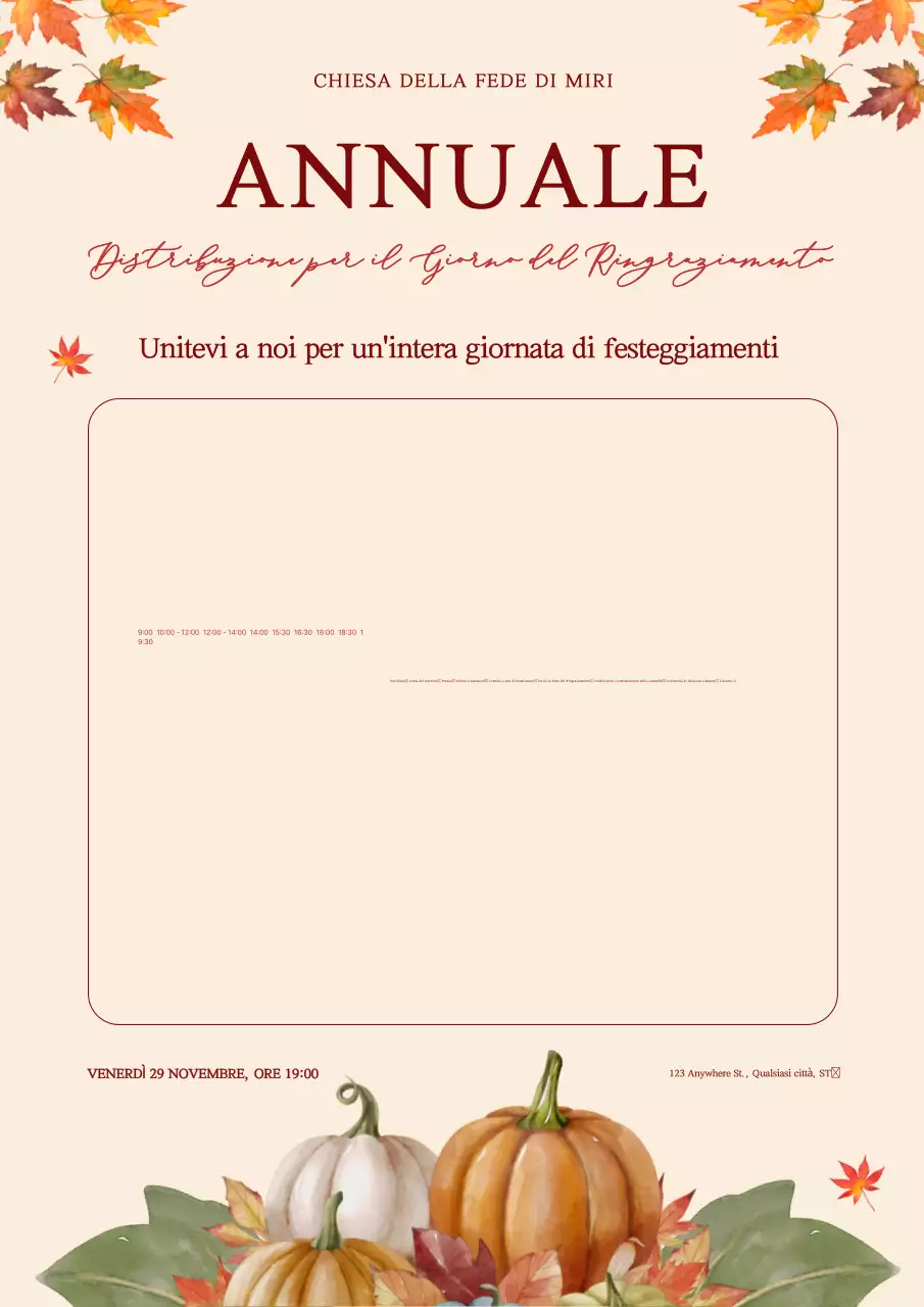 beige evento tradizionale del Ringraziamento