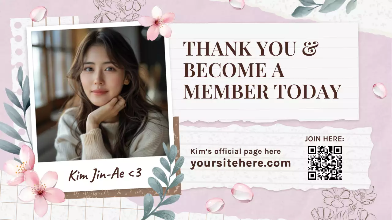 Pink Floral Drama Pitch Presentation