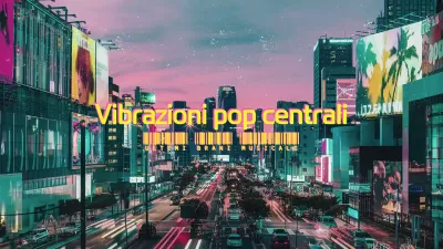 promozione della musica urbana al neon