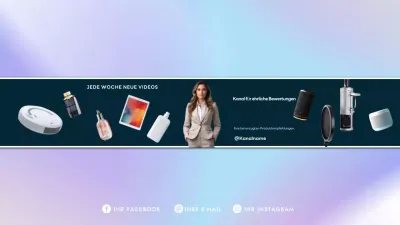 Blue Modern Produktförderung