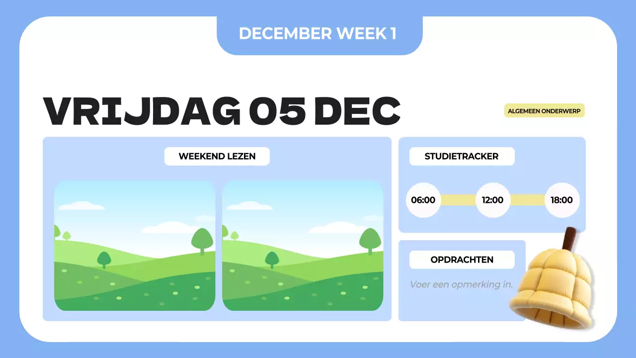 blauwe eenvoudige klassenagenda planner