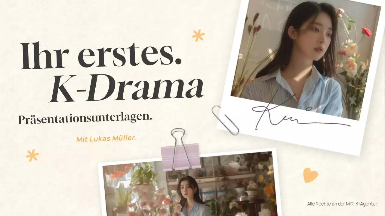 beige modern drama pitch deck persentation