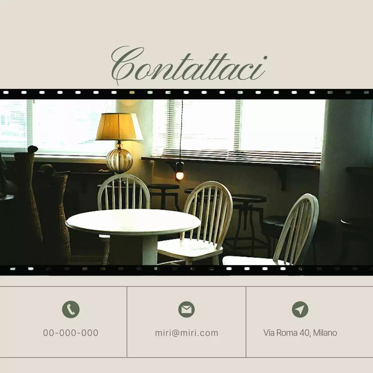 Promuovete il vostro marchio con il tocco vintage e analogico del kaki