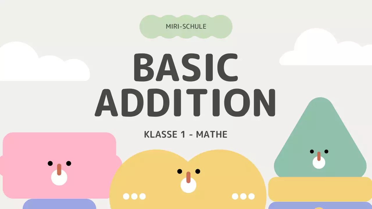 Rosa moderner Mathekurs