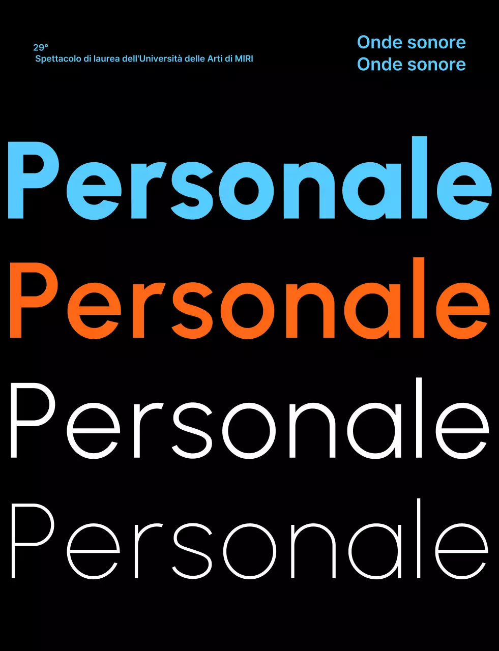 Abbigliamento nero per performance di musica moderna