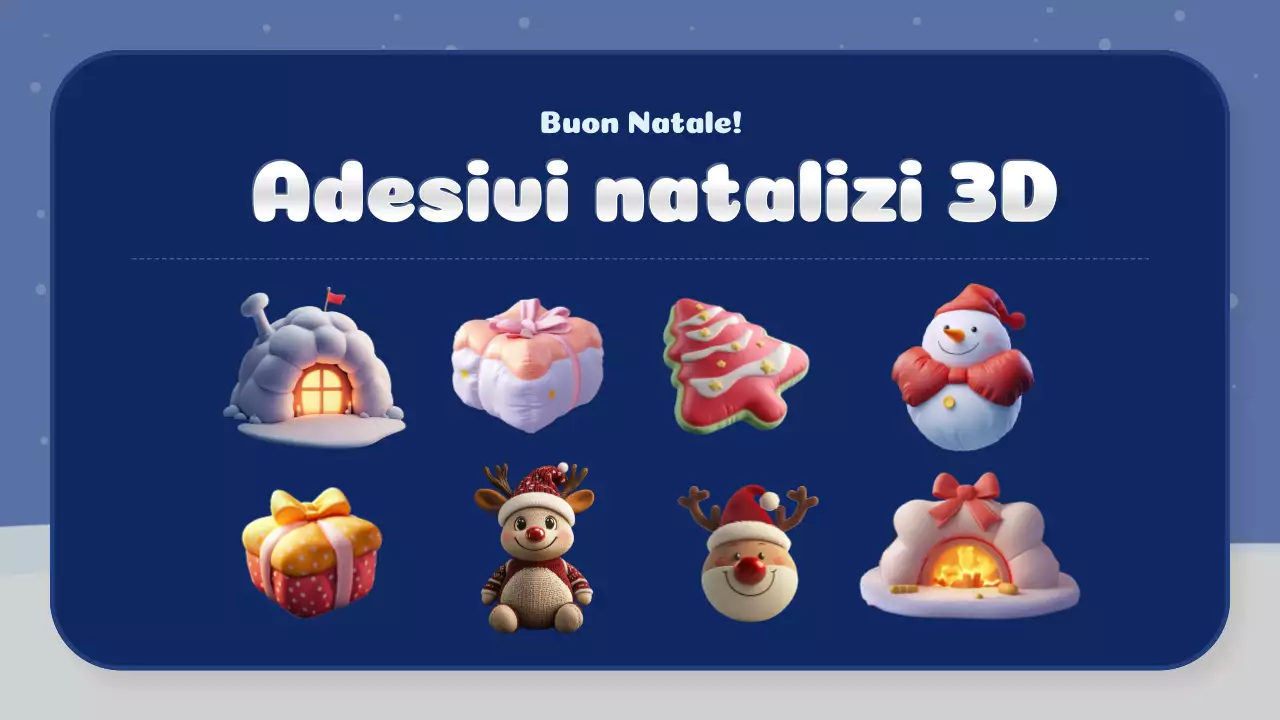 classe di quiz natalizi creativi bianchi e marini