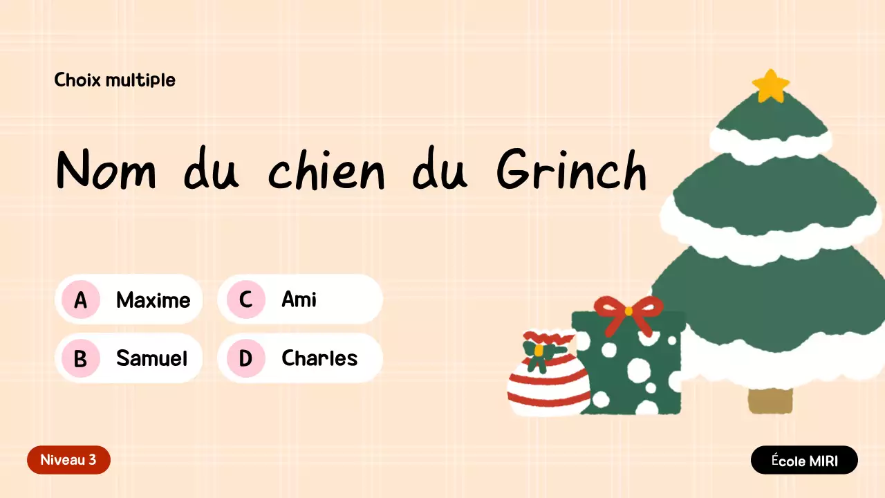 Invitation festive verte pour les fêtes de fin d'année