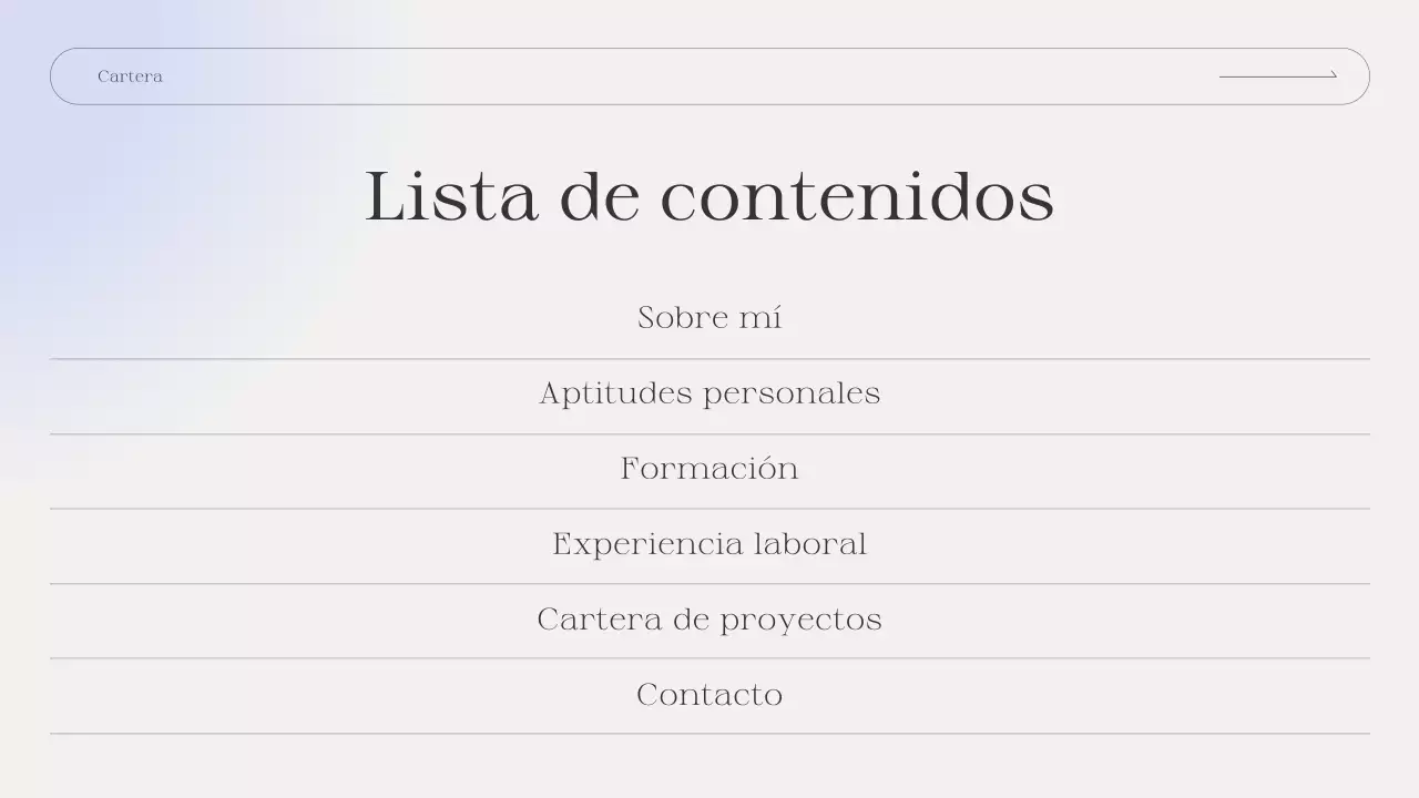 presentación de la cartera grey modern