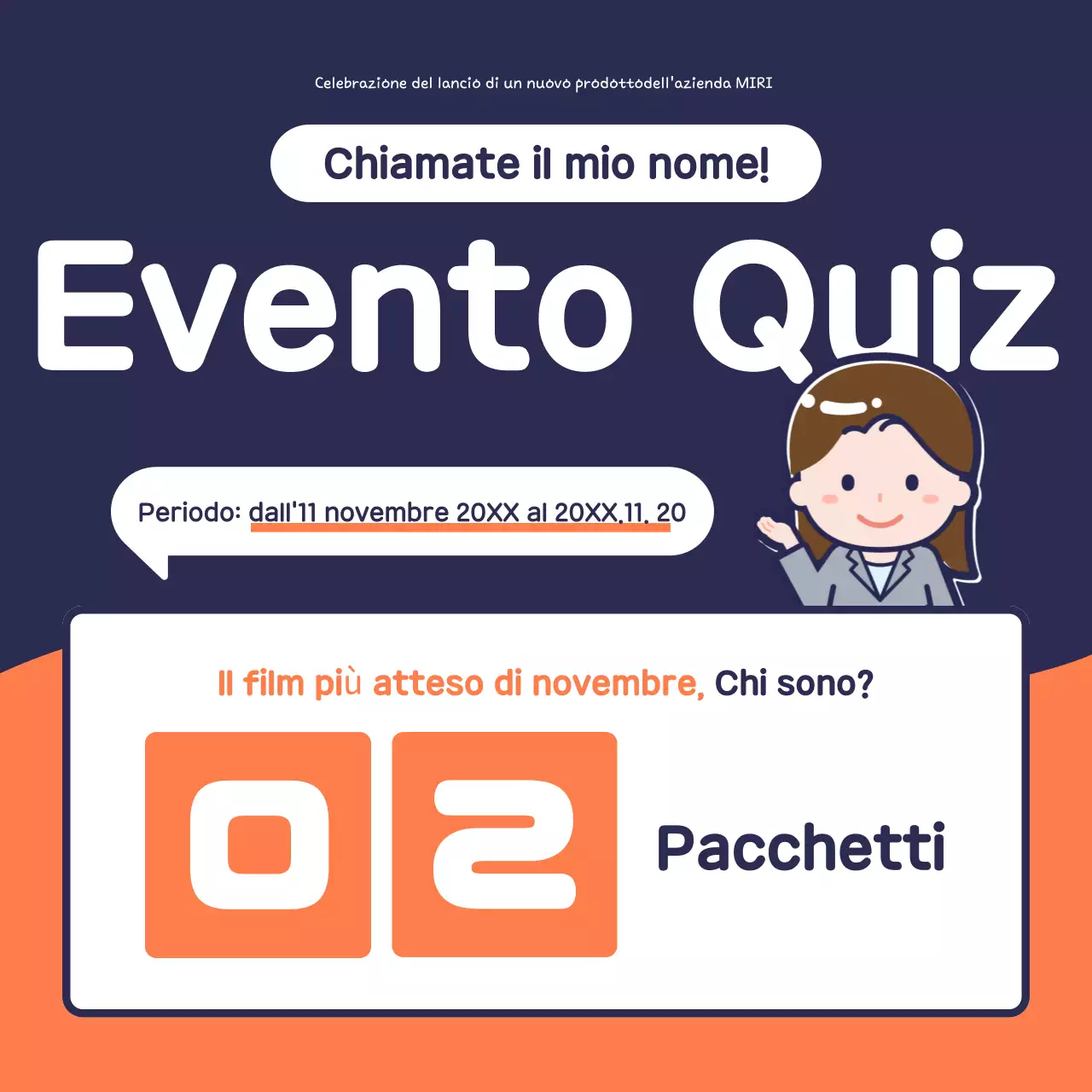 Eventi dolci all'arancia