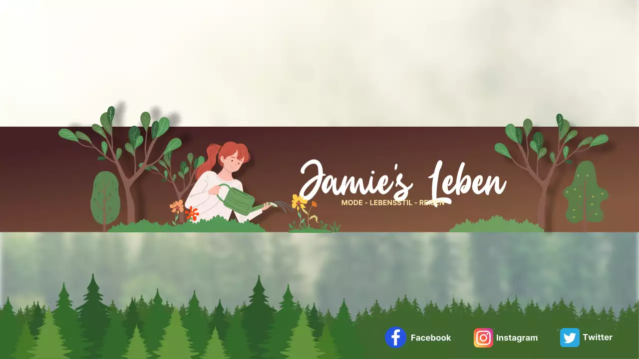 Braun Rustikaler Lebensstil Newsletter